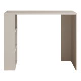 Scrivania Beige 3 Ripiani 3 Vani 90x50x70h cm, con Libreria - Torrile