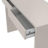 Scrivania Beige Cashmere 2 Cassetti un Ripiano 100x40x77h cm, Sfumatura Colore Struttura Cashmere - Acero