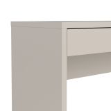 Scrivania Beige Cashmere 2 Cassetti un Ripiano 100x40x77h cm, Sfumatura Colore Struttura Cashmere - Acero