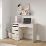 Scrivania Beige Cashmere un Ripiano 4 Cassetti 109x49x76h cm, un Vano - Franklin