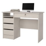 Scrivania Beige Cashmere un Ripiano 4 Cassetti 109x49x76h cm, un Vano - Franklin