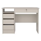 Scrivania Beige Cashmere un Ripiano 4 Cassetti 109x49x76h cm, un Vano - Franklin