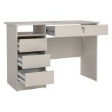 Scrivania Beige Cashmere un Ripiano 4 Cassetti 109x49x76h cm, un Vano - Franklin