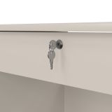 Scrivania Beige Cashmere un Ripiano 4 Cassetti 109x49x76h cm, un Vano - Franklin
