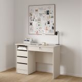 Scrivania Beige Cashmere un Ripiano 4 Cassetti 109x49x76h cm, un Vano - Franklin