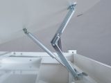 Scrivania Bianco Bianco Materiale Piano in Metallo Colore Ripiano Bianco 110x55x68h cm, Sfumatura Colore Struttura Bianco - Cardeto