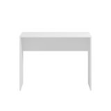 Scrivania Bianco Opaco un Ripiano Sfumatura Colore Struttura Opaco 98x45x74h cm, Sfumatura Colore Ripiano Opaco - Pichil