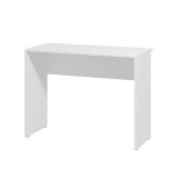Scrivania Bianco Opaco un Ripiano Sfumatura Colore Struttura Opaco 98x45x74h cm, Sfumatura Colore Ripiano Opaco - Pichil
