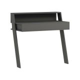 Scrivania Callirrhoe, Scrittoio multiuso, Tavolo per ufficio porta PC, Piano di lavoro, 94x50 h91 cm, Antracite