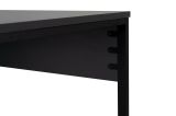 Scrivania Caprioli, Scrittoio multiuso, Tavolo per ufficio porta PC, Piano di lavoro, 240x60 h74 cm, Antracite