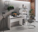 Scrivania Dpasqui, 159x40h135 cm, Bianco