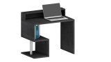Scrivania lineare ardesia 100x50cm con porta pc - Eva