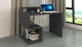 Scrivania lineare ardesia 100x50cm con supporto computer - Giusy
