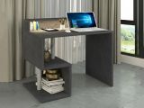 Scrivania lineare ardesia 100x50cm con supporto computer - Giusy