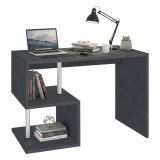 Scrivania lineare ardesia 100x50cm con supporto pc - Acan