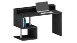 Scrivania lineare ardesia 140x60cm con porta pc - Kobenhavn
