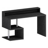 Scrivania lineare ardesia 140x60cm con porta pc - Kobenhavn