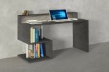 Scrivania lineare ardesia 140x60cm con supporto computer - Yemyin