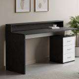 Scrivania lineare ardesia 160x90cm in legno - Flaminia