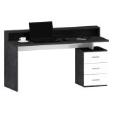 Scrivania lineare ardesia 160x90cm in legno - Flaminia