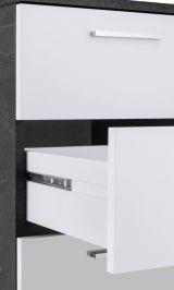 Scrivania lineare ardesia 160x90cm in legno - Flaminia