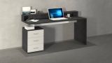 Scrivania lineare ardesia 160x90cm in legno - Flaminia