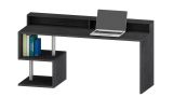 Scrivania lineare ardesia 180x60cm con porta pc - Aurigo