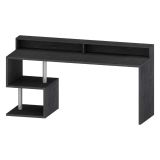 Scrivania lineare ardesia 180x60cm con porta pc - Aurigo