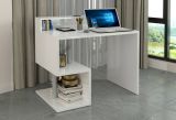 Scrivania lineare bianca 100x50cm con supporto computer - Giusy