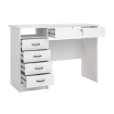 Scrivania lineare bianca 109x48cm in legno - Amor