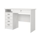 Scrivania lineare bianca 109x48cm in legno - Amor