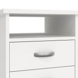 Scrivania lineare bianca 109x48cm in legno - Amor