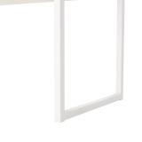 Scrivania lineare bianca 110x48cm con 1 cassetto - Agave