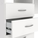 Scrivania lineare bianca 120x48cm in legno - Andre