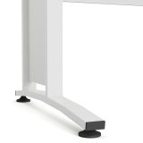 Scrivania lineare bianca 120x80cm in legno - Amigos