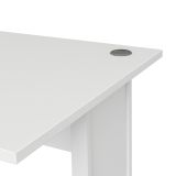 Scrivania lineare bianca 120x80cm in legno - Amigos