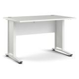 Scrivania lineare bianca 120x80cm in legno - Amigos