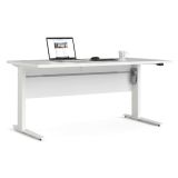 Scrivania lineare bianca 150x80cm minimal - Gonu