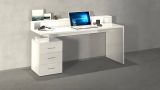 Scrivania lineare bianca 160x60cm in legno - Flaminia