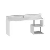 Scrivania lineare bianca 180x60cm con porta pc - Aurigo