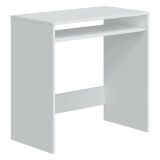 Scrivania lineare bianca 79x43cm con porta pc - Acu