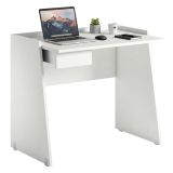 Scrivania lineare bianca 90x60cm con 1 cassetto - Abulele