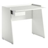 Scrivania lineare bianca 90x60cm con 1 cassetto - Abulele