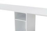 Scrivania lineare bianca e oro 240x60cm - Violet