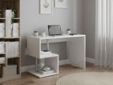 Scrivania lineare bianca lucida 100x50cm con supporto pc - Acan