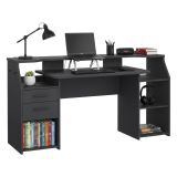 Scrivania lineare grigia 171x62cm con 1 cassetto - Zennithor