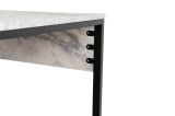 Scrivania lineare marmo e nera 240x60cm - Violet