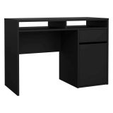 Scrivania lineare nera 110x48cm in legno - Abbadu
