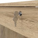 Scrivania lineare quercia 109x48cm con 4 cassetti - Amor