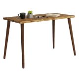 Scrivania lineare quercia 110x60cm piano in legno massello - Melita